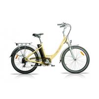 China 3 Assist Level Pedal Assist Bicycles , Alloy Double Wall Ladies Electric Bicycle on sale