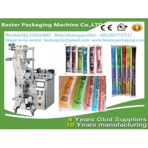 China Automatic Vertical Packaging Machine Forliquid frutis syrup ice pop filling  bestar packaging machine supplier