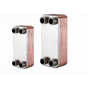 China High Flow Rate Brazed Heat Exchanger Carton Steel Or Stainless Steel Frame supplier