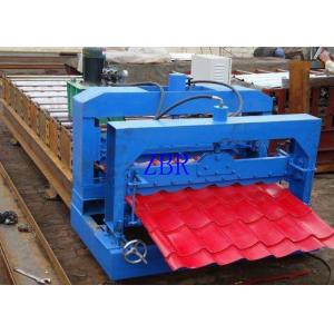 China Waterproof Glazed Tile Roll Forming Machine 13 Rows 75mm Principal Axis Dia supplier