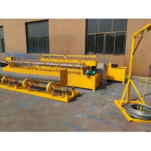 Fully Auto Diamond Size Mesh Making Machine For Galvanized Wire