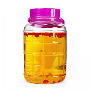 Drinking Beverage Dispenser 1 Gallon Airtight Glass Jar