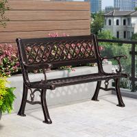 China Customized Swimming Pool Bench Outdoor Benches With Armrest And Backrest on sale