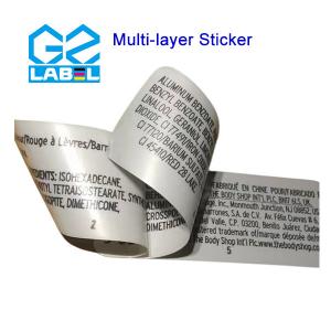 Transparent Wine Bottle Label Waterproof Personalized Vinyl Stickers Paper