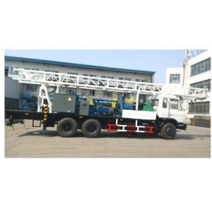 Big Hole Diameter Water Well Drill Rig 300m Deep By Diesel Generator