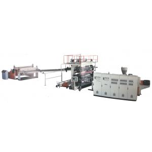 China 450kg / H Output Pvc Sheet Extrusion Machine 1220 Mm Width Single Layer supplier