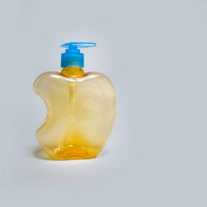 China Wholesale 500mL Round Hand Washing Sanitizer Plastic Shampoo Bottle with Pump supplier