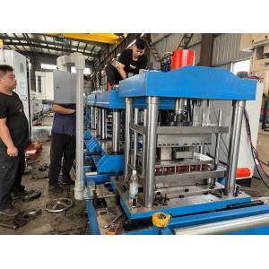 PLC Siemens 20 Stations Thickness 1-2mm Adjustable Steel Auto car beam Cold Roll Forming Equipment