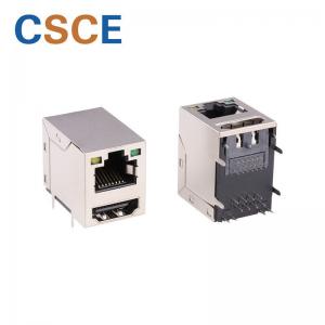 China Industrial HDMI Male To Female Connector / Cat 5E Dual Deck HDMI Connector With LED supplier