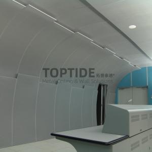 Tailored Curved Aluminium Panel Arched Wall Ceiling Overall Covering Material perforated metal ceiling tile