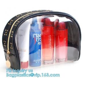 PVC Travel Cosmetic Make Up Toiletry Zipper Bag, Waterproof Men Women Travel PVC Cosmetic Pouch Make Up Kit Organizer Ma