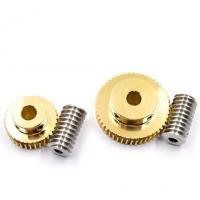 China 0.8 Mold Copper Worm Gear 20T 25T 30T With Quenching Tempering on sale
