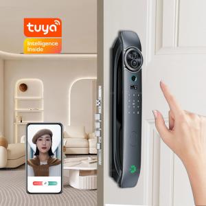 Full Automatic Tuya App Door Lock Intelligent 3D Face Biometric Front Door Lock