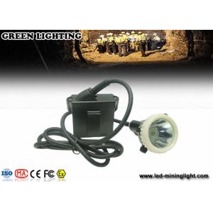 China 500g 4000 Lux  6.6ah Waterproof Safety Led Cap Lamp With Li - Ion Battery ,16h  Long Work Time supplier