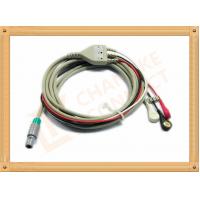 China Medical Hellige ECG Trunk Cable , ECG Snap Connector With TPU Material on sale