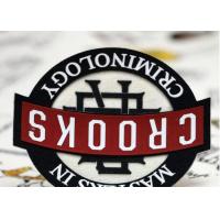 High End 3d Custom Clothing Patches PVC /  Rubber /  Silicone Labels For Clothing