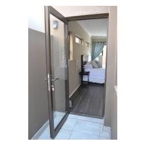 Aluminum Alloy Bifold Hinged Door Swing Open Way Dust Resistance frame glass door hinge frame door hinge