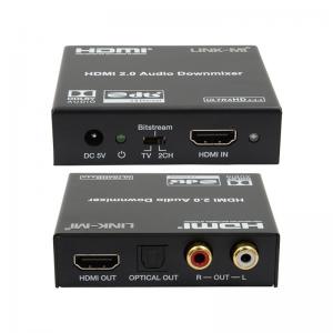 18Gbps HDMI Splitter Analog To Digital Audio Converter With Audio Downmix