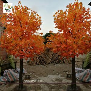 UVG garden ornament autumn fake dwarf maple tree for interior decoration 12ft high GRE071