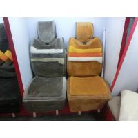 China OEM Black Sheepskin Car Cushion Seat Covers Pad In Bulk on sale