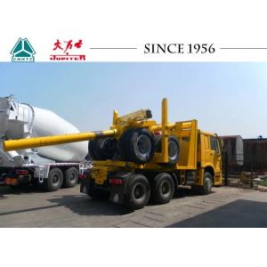 China 60 Tons Wood Log Loader Trailer High Safety With 32 Ton Bogie Suspension supplier