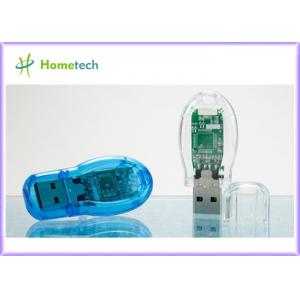 Free sample transparent plastic USB Flash Drive for gifts with FCC , CE , ROSH