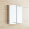 Stainless Steel LED Mirror Cabinet With Sliding Door , Light Up Bathroom Cabinet