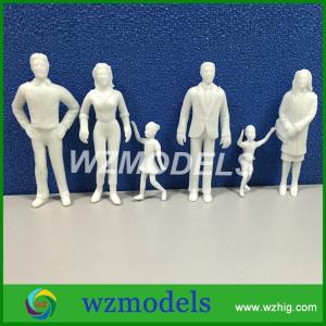 2017 new 1:25  7cm high Architectural Scale Model Figure White Figure Passenger figure for Model Train Layout