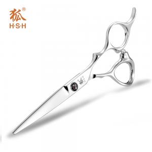 Customized Logo Hair Salon Shears , Antique Stainless Steel Barber Scissors