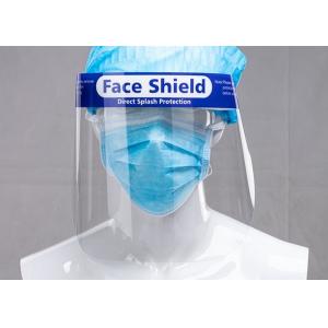 Full Face Coverage 250 Micron Robust Face Shield With Band