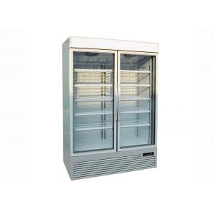 Swing 2 Glass Door Commercial Upright Freezer Frost Free Plug In SECOP