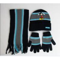 China Fashion scarf, hat&gloves set on sale