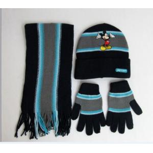China Fashion scarf, hat&gloves set supplier
