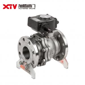 China F304 Stainless Steel High Platform Floating Ball Valve PN10-40 for Country Markets supplier