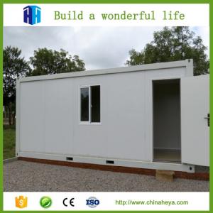 Hurricane proof prefab 20ft 40 ft container office building steel house design