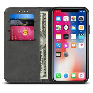 China iPhone XS Wallet Case, Premium PU Leather Flip Cover[Kickstand Feature] For iPhone 6,7,8,X,XS,XS MAX,XR supplier