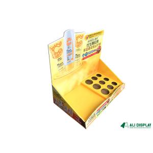 China Pop CCNB Hook Counter Display 35cm Custom Cardboard Countertop Displays wholesale