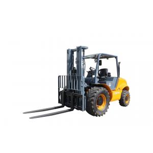 China Compact Two Wheel Rough Terrain Forklift Trucks Material Handling Equipment supplier