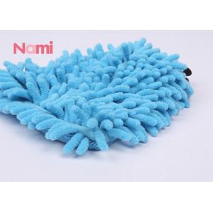 China Comfortable 2 In 1 Chenille Car Wash Mitt Strong Absorption For Auto Care wholesale