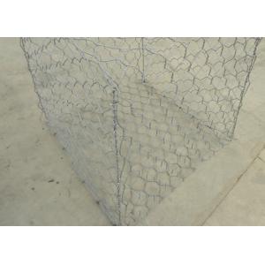 Sound Barrier Wall PVC Coated Gabion Baskets / Galvanized Gabion Baskets