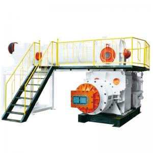 Double Stage Vacuum Extruder Clay Brick JKY75 Automatic Brick Making Machine