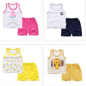 Sleeveless Cute Baby Boy Summer Clothes Random Combination Multiple Patterns