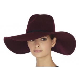 China New Designed BUTTERFLY FLOPPY Felt HAT,red hat wholesale supplier