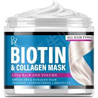 China Biotin And Collagen 300ml Natural Hair Mask  For Dry Damaged Hair on sale