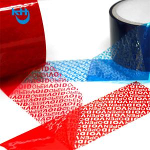 China Tamper Evident Security Adhesive Tape Anti Counterfeiting Void Label Tape supplier