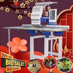 15 needles 360*1200mm cap t-shir flat sequin cording computer embroidery sewing machine like janome embroidery machine f