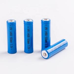 China RoHS LiFePO4 Lithium Phosphate 3.2 V 600mah 14500 Aa Rechargeable Battery supplier