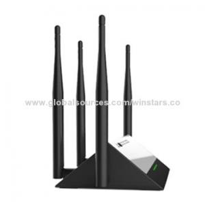 China AC1200 dual band concurrent WiFi router w/external antennas,4 x 10/100/1000Mbps auto MDIX LAN port supplier