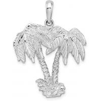China Love Animal Charm Family Birthday  With Sterling Silver Polished Palm Tree Pendant on sale