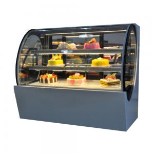 Bakery Refrigerated Cake Display Cabinet Marble Base Cold Showcase Refrigerator